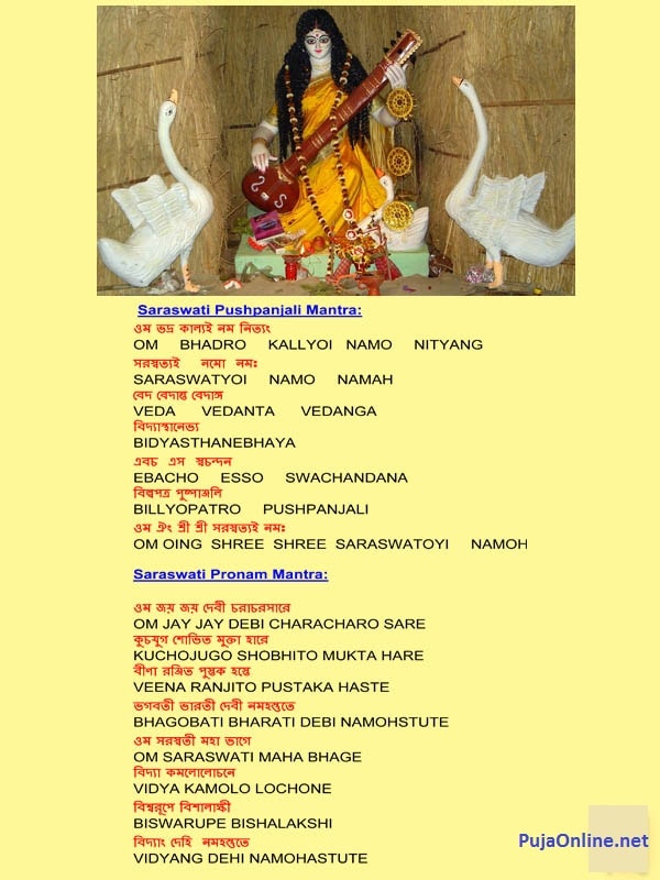 Saraswati Mantra